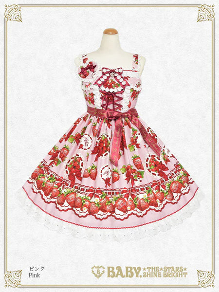 B50OJ210 Love’s Strawberry Afternoon Tea Jumperskirt I