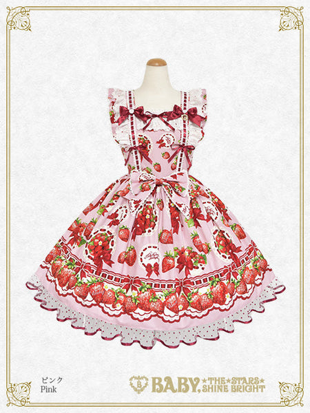 B50OJ211 Love’s Strawberry Afternoon Tea Jumperskirt II