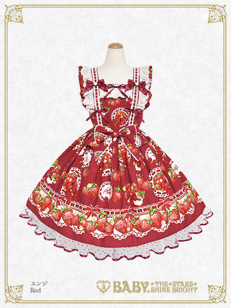 B50OJ211 Love’s Strawberry Afternoon Tea Jumperskirt II