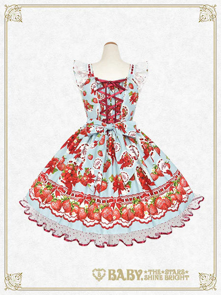 B50OJ211 Love’s Strawberry Afternoon Tea Jumperskirt II