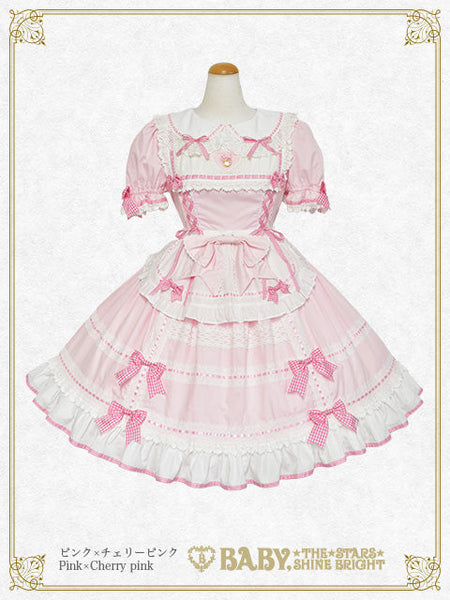 B50OP302 Lovely Hearty♡Fairy-tale One-Piece Dress