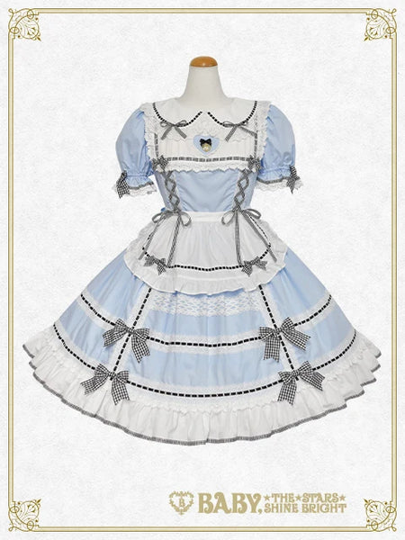 B50OP302 Lovely Hearty♡Fairy-tale One-Piece Dress