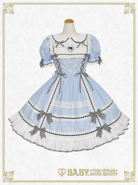 B50OP302 Lovely Hearty♡Fairy-tale One-Piece Dress