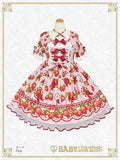 B50OP322 Love’s Strawberry Afternoon Tea One-Piece Dress