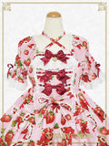 B50OP322 Love’s Strawberry Afternoon Tea One-Piece Dress