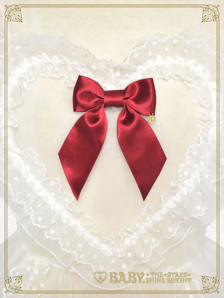 B50OT042 Organdy Ribbon Heart Apron