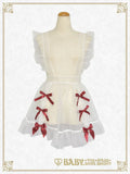 B50OT042 Organdy Ribbon Heart Apron