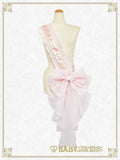 B50OT065 Kumya's Princess Ribbonette Écharpe with a Big Ribbon Barrette