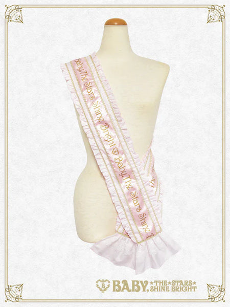 B50OT065 Kumya's Princess Ribbonette Écharpe with a Big Ribbon Barrette