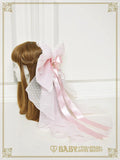 B50OT065 Kumya's Princess Ribbonette Écharpe with a Big Ribbon Barrette