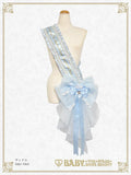 B50OT065 Kumya's Princess Ribbonette Écharpe with a Big Ribbon Barrette