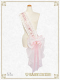 B50OT065 Kumya's Princess Ribbonette Écharpe with a Big Ribbon Barrette