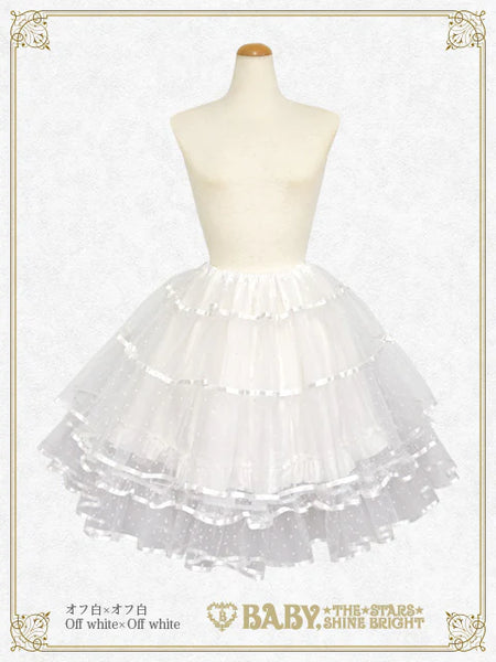 B50PN510 Dot Tulle Petticoat