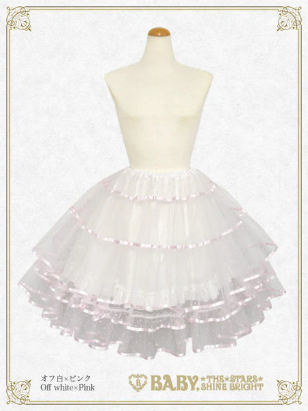 B50PN510 Dot Tulle Petticoat