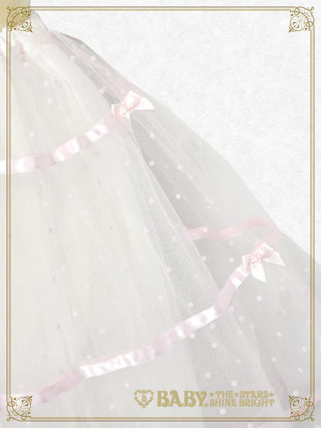 B50PN510 Dot Tulle Petticoat