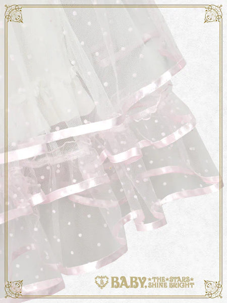 B50PN510 Dot Tulle Petticoat