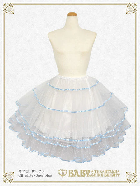 B50PN510 Dot Tulle Petticoat