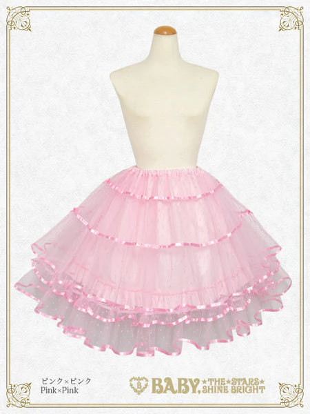 B50PN510 Dot Tulle Petticoat