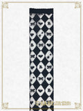 B50SC813 BABY Diamond Pattern See-through Over-the-Knee Socks