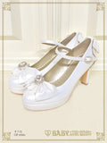 B50SH805 Cinderella Crystal Heart Pumps