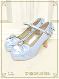 B50SH805 Cinderella Crystal Heart Pumps