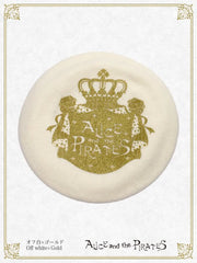 P19HA967 A/P Crown Print Beret