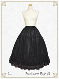 P19SK518 Vampire Rose Lace Skirt