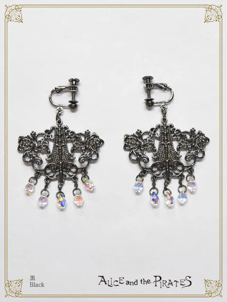 P20AC043 Chandelier Clip-on Earrings