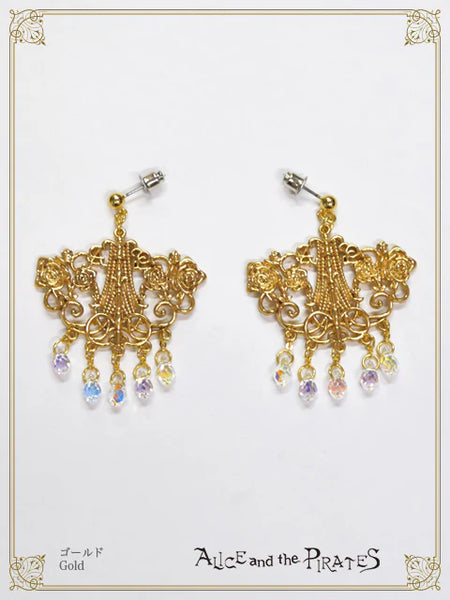 P20AC044 Chandelier Pierced Earrings