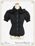 P20BL414 Clown’s Prank Twisted Collar Blouse