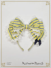 P20HA907 Dobby Stripe Ribbon Headbow