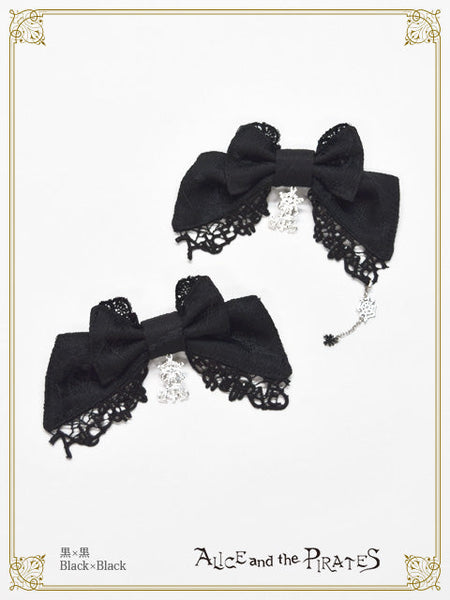 P20HA937 Spider Web Lace Ribbon Clip