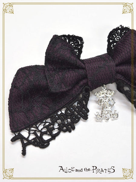 P20HA937 Spider Web Lace Ribbon Clip