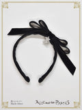 P20HA956 Velveteen Ribbon Head Bow