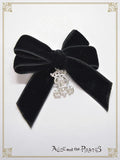 P20HA957 Velveteen Ribbon Clip