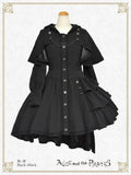 P20OP317 Le Petit Chaperon Noir Coat Dress with Cape