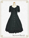 P20OP326 Monochrome Gauze Shirt Dress