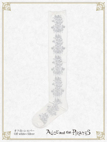 P20SC819 A/P Classical Chandelier Overknee Socks