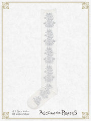 P20SC819 A/P Classical Chandelier Overknee Socks