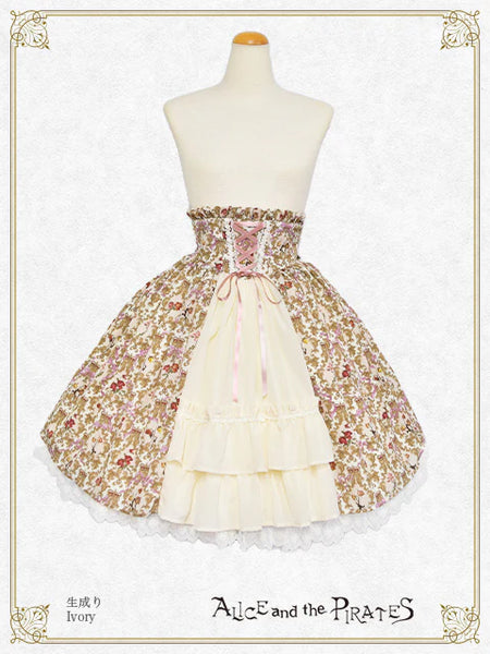 P20SK505 Reminiscence of Ornament Rose Corset Skirt