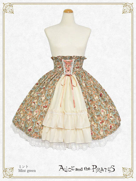 P20SK505 Reminiscence of Ornament Rose Corset Skirt