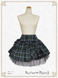 P20SK513 Tartan Check Pattern Hipbone Mini Skirt