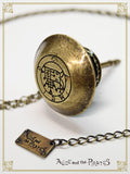 P21AC053 Kamio's Seal Cup & Saucer Necklace