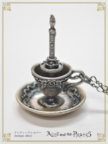 P21AC053 Kamio's Seal Cup & Saucer Necklace
