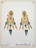 P21AC057 Egyptian Clip-on Earrings