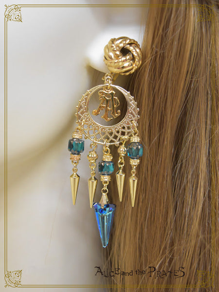 P21AC057 Egyptian Clip-on Earrings