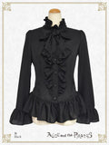 P21BL414 Wolf Knight and Legendary Sword Flare Sleeve Blouse