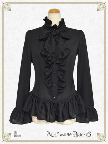 P21BL414 Wolf Knight and Legendary Sword Flare Sleeve Blouse
