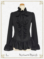 P21BL414 Wolf Knight and Legendary Sword Flare Sleeve Blouse