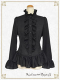 P21BL414 Wolf Knight and Legendary Sword Flare Sleeve Blouse